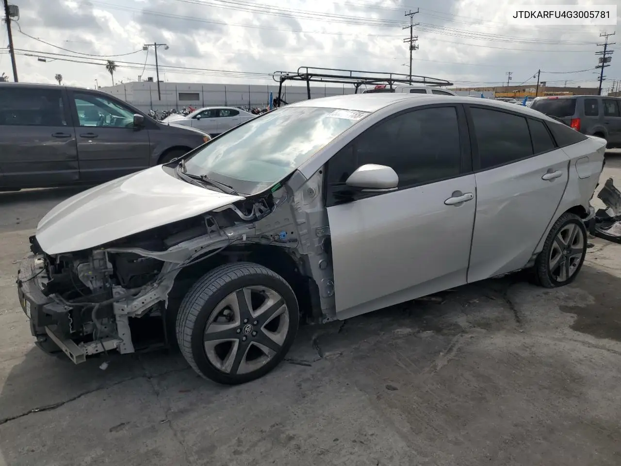 2016 Toyota Prius VIN: JTDKARFU4G3005781 Lot: 50961165