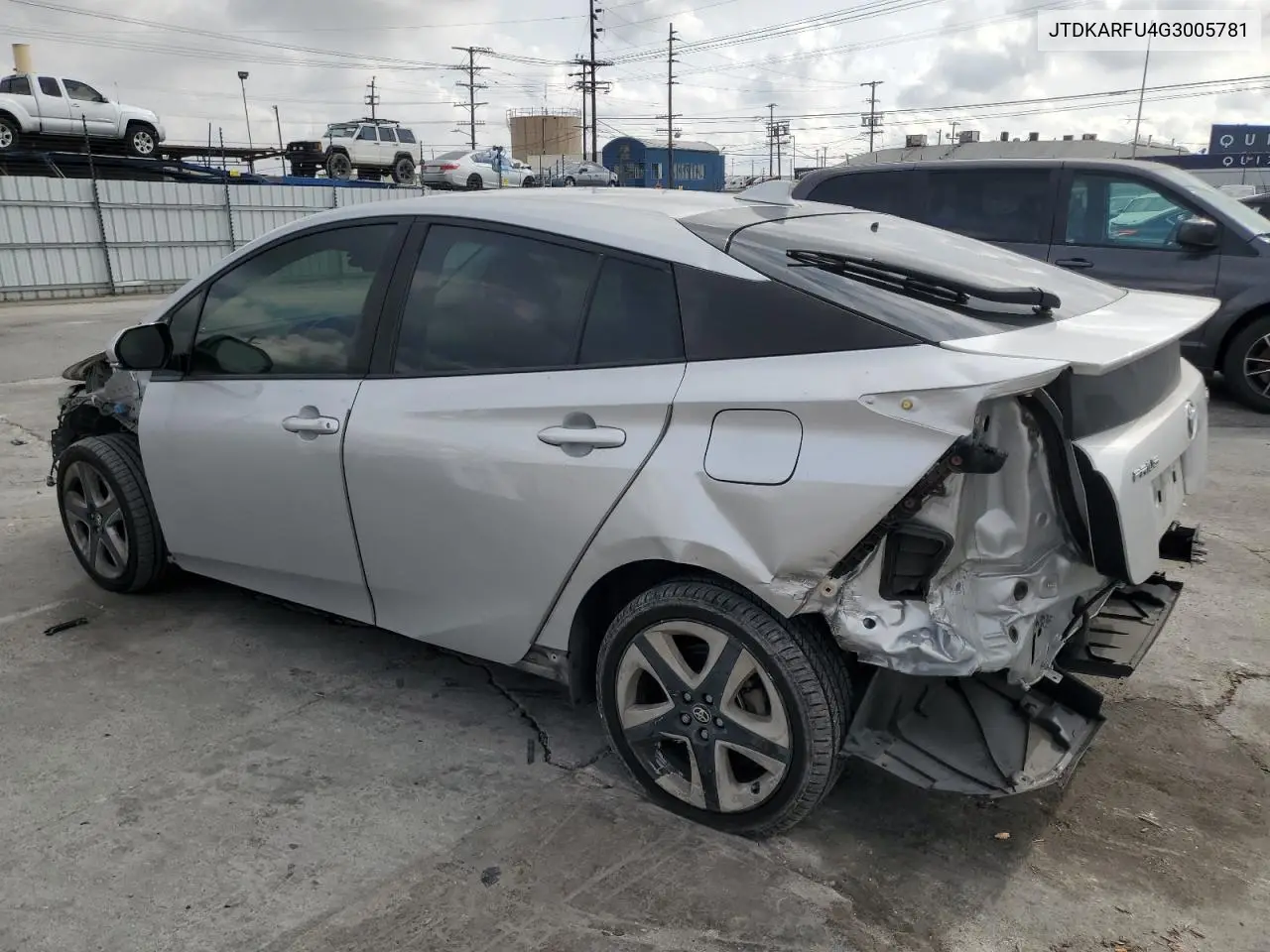 2016 Toyota Prius VIN: JTDKARFU4G3005781 Lot: 50961165