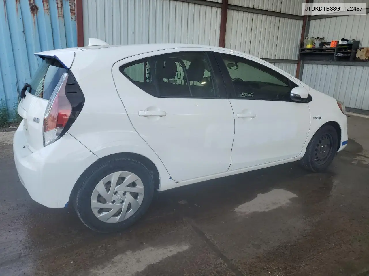 2016 Toyota Prius C VIN: JTDKDTB33G1122457 Lot: 53325405