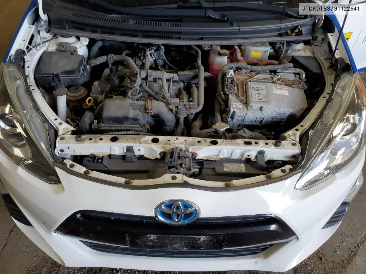 2016 Toyota Prius C VIN: JTDKDTB37G1122641 Lot: 56200235