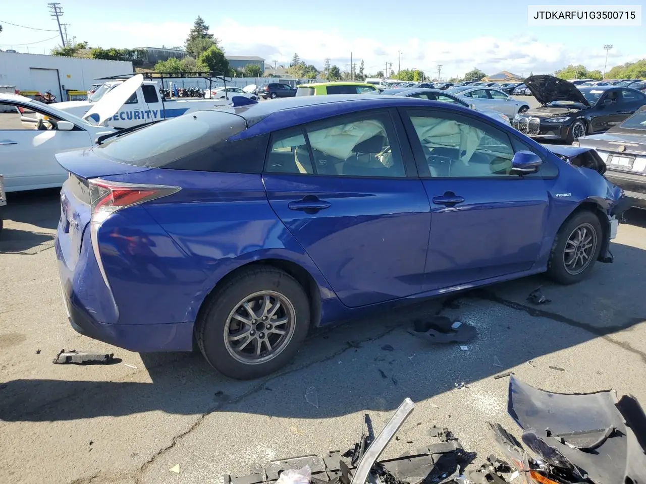 2016 Toyota Prius VIN: JTDKARFU1G3500715 Lot: 56970045