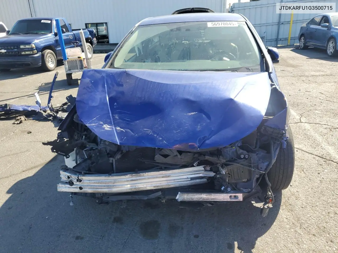 2016 Toyota Prius VIN: JTDKARFU1G3500715 Lot: 56970045