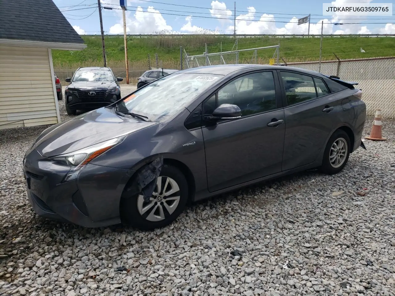 2016 Toyota Prius VIN: JTDKARFU6G3509765 Lot: 57032625