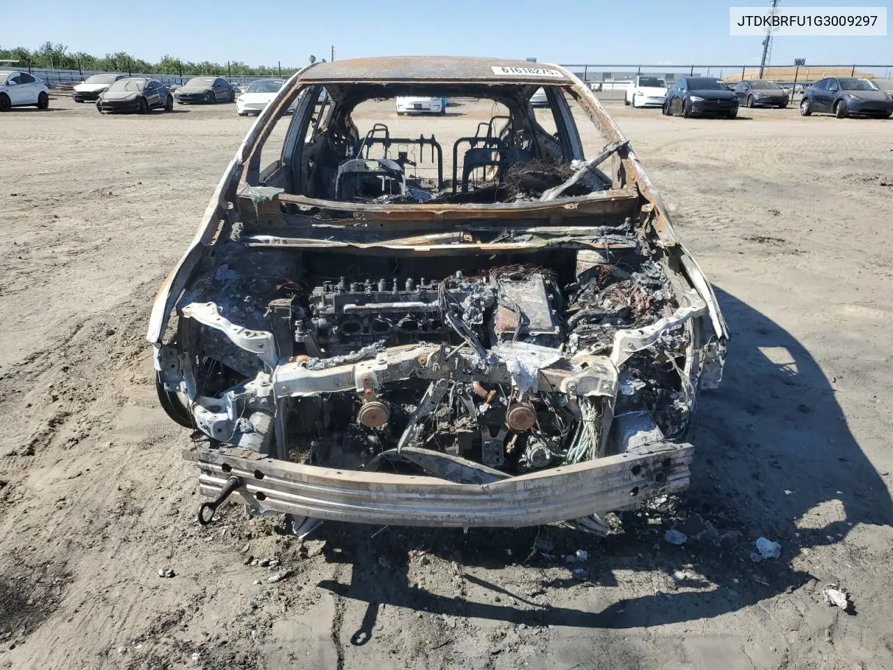 2016 Toyota Prius VIN: JTDKBRFU1G3009297 Lot: 61618275