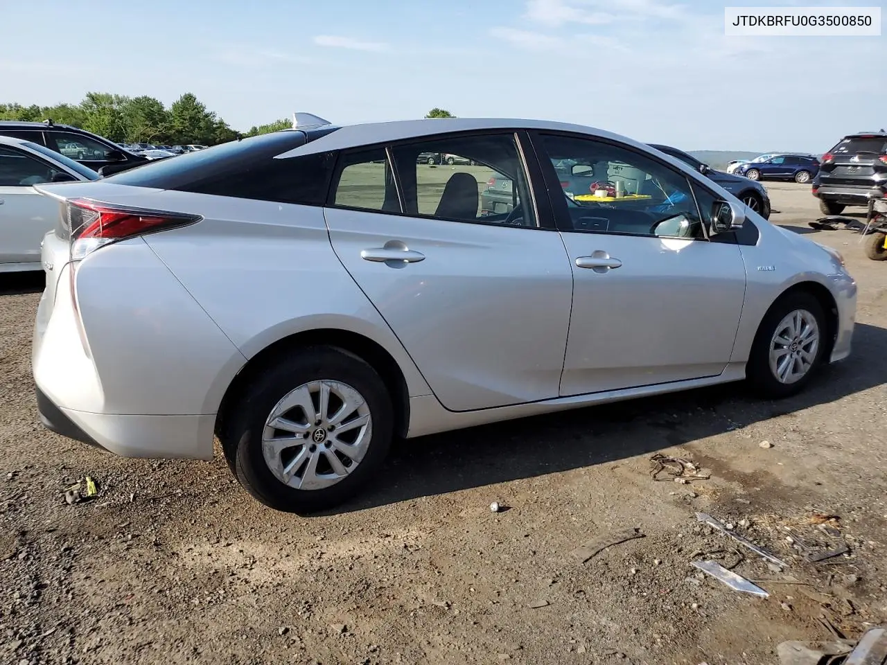 2016 Toyota Prius VIN: JTDKBRFU0G3500850 Lot: 62509345