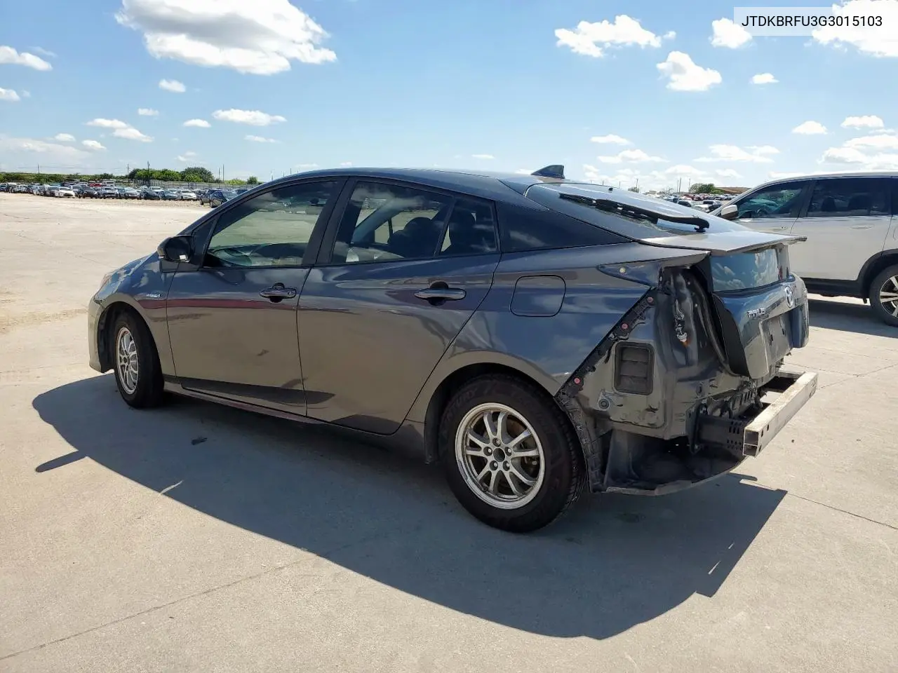 2016 Toyota Prius VIN: JTDKBRFU3G3015103 Lot: 62595815