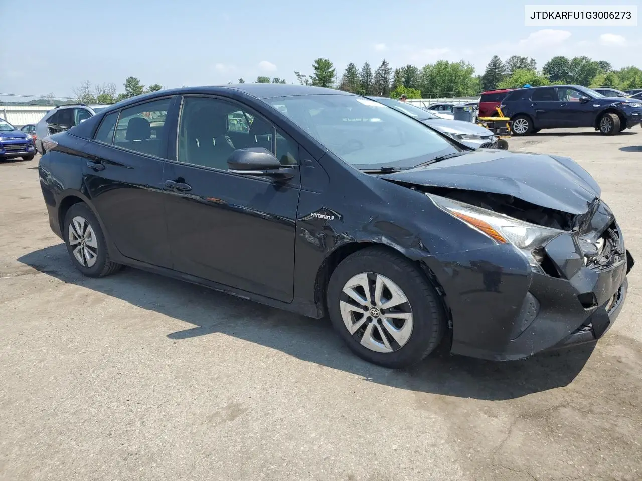 2016 Toyota Prius VIN: JTDKARFU1G3006273 Lot: 62638095