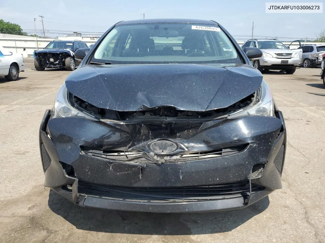 2016 Toyota Prius VIN: JTDKARFU1G3006273 Lot: 62638095