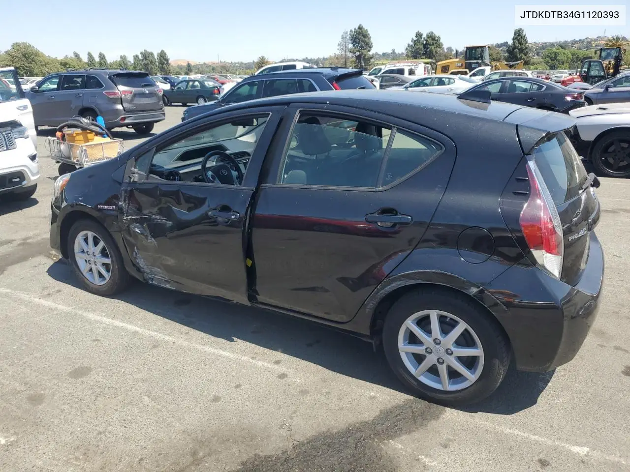 2016 Toyota Prius C VIN: JTDKDTB34G1120393 Lot: 62888865
