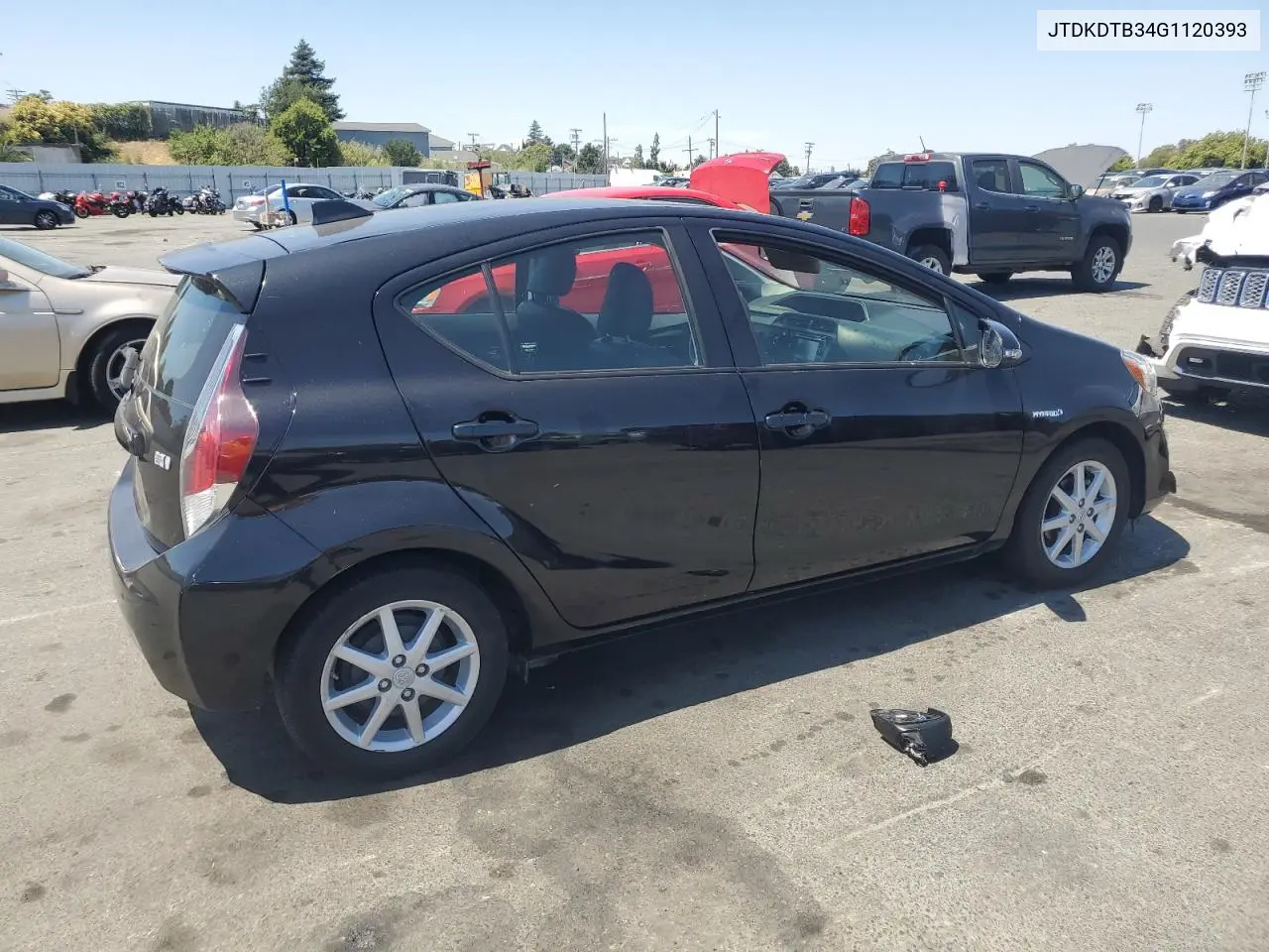 2016 Toyota Prius C VIN: JTDKDTB34G1120393 Lot: 62888865