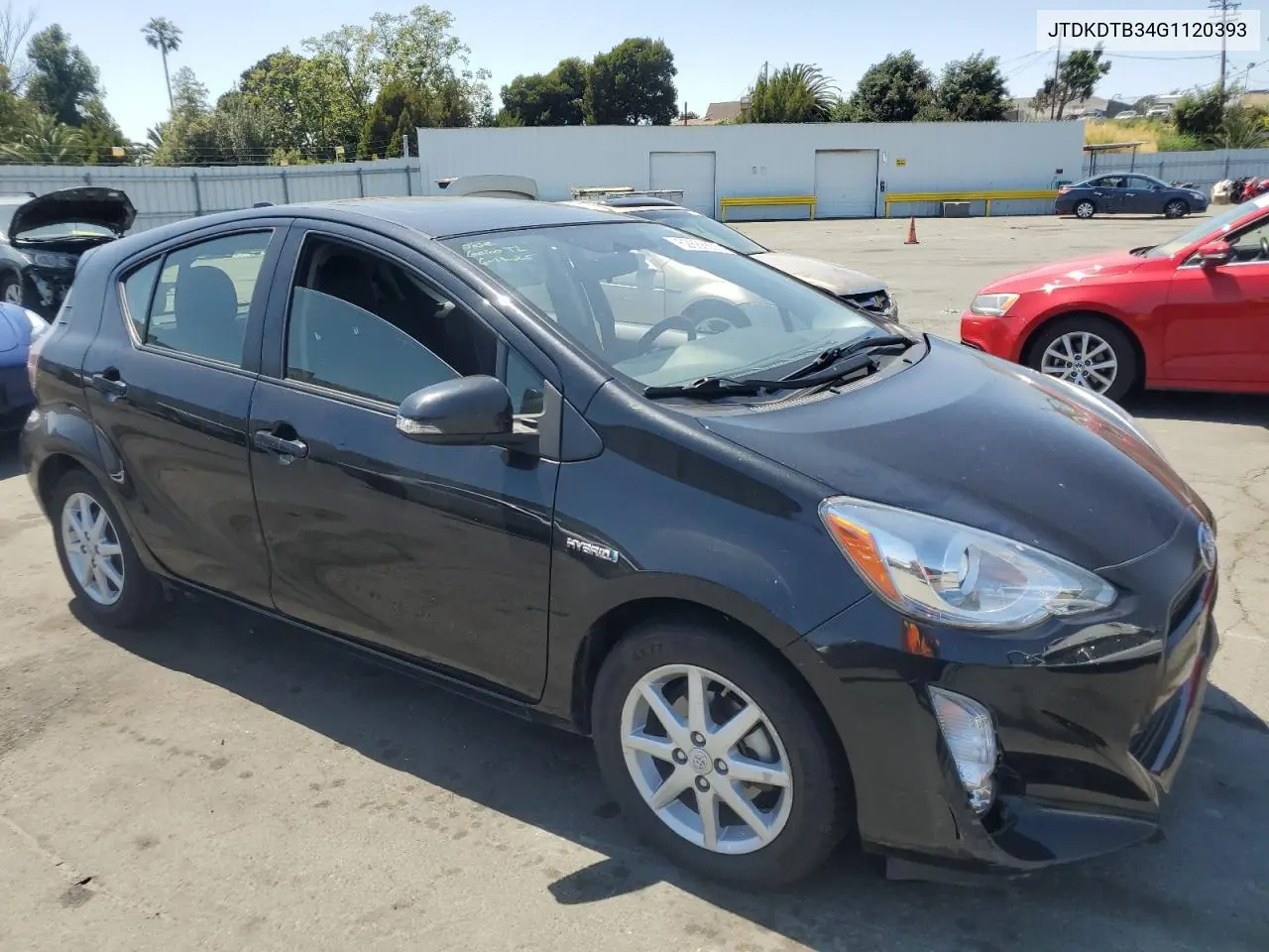 2016 Toyota Prius C VIN: JTDKDTB34G1120393 Lot: 62888865