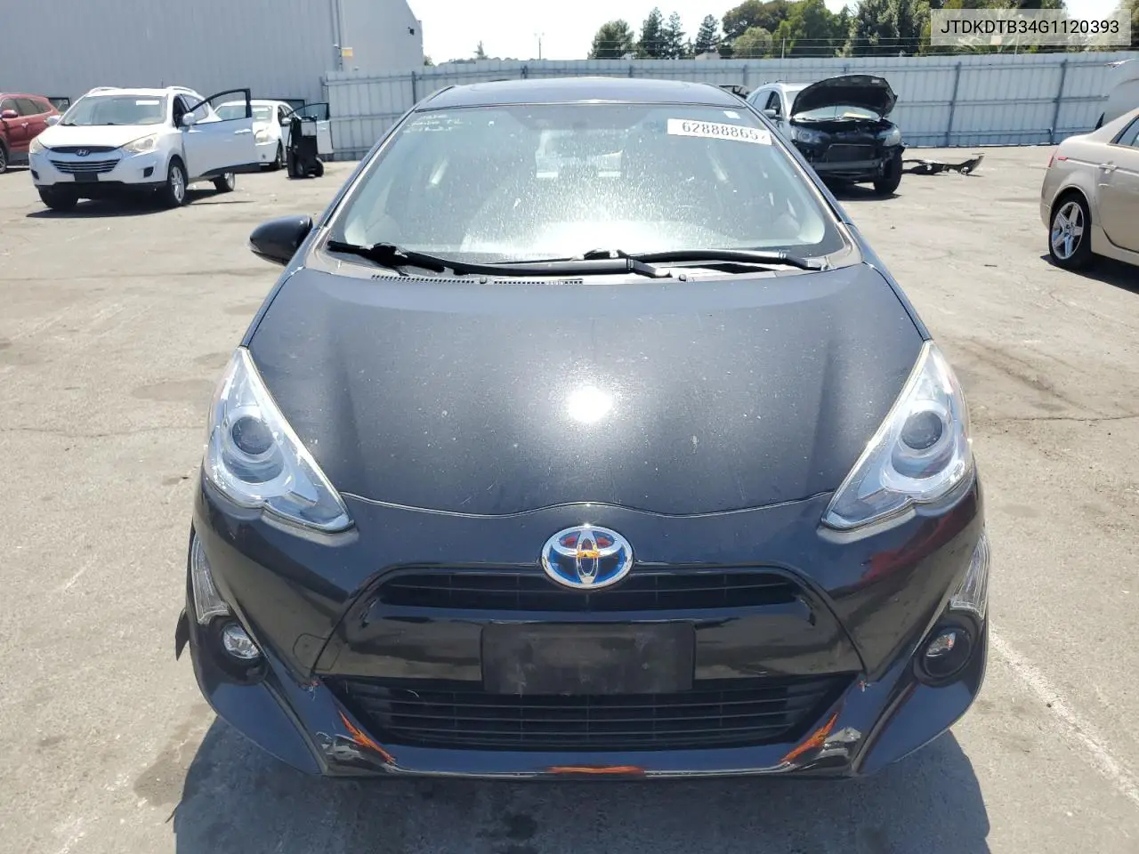 2016 Toyota Prius C VIN: JTDKDTB34G1120393 Lot: 62888865
