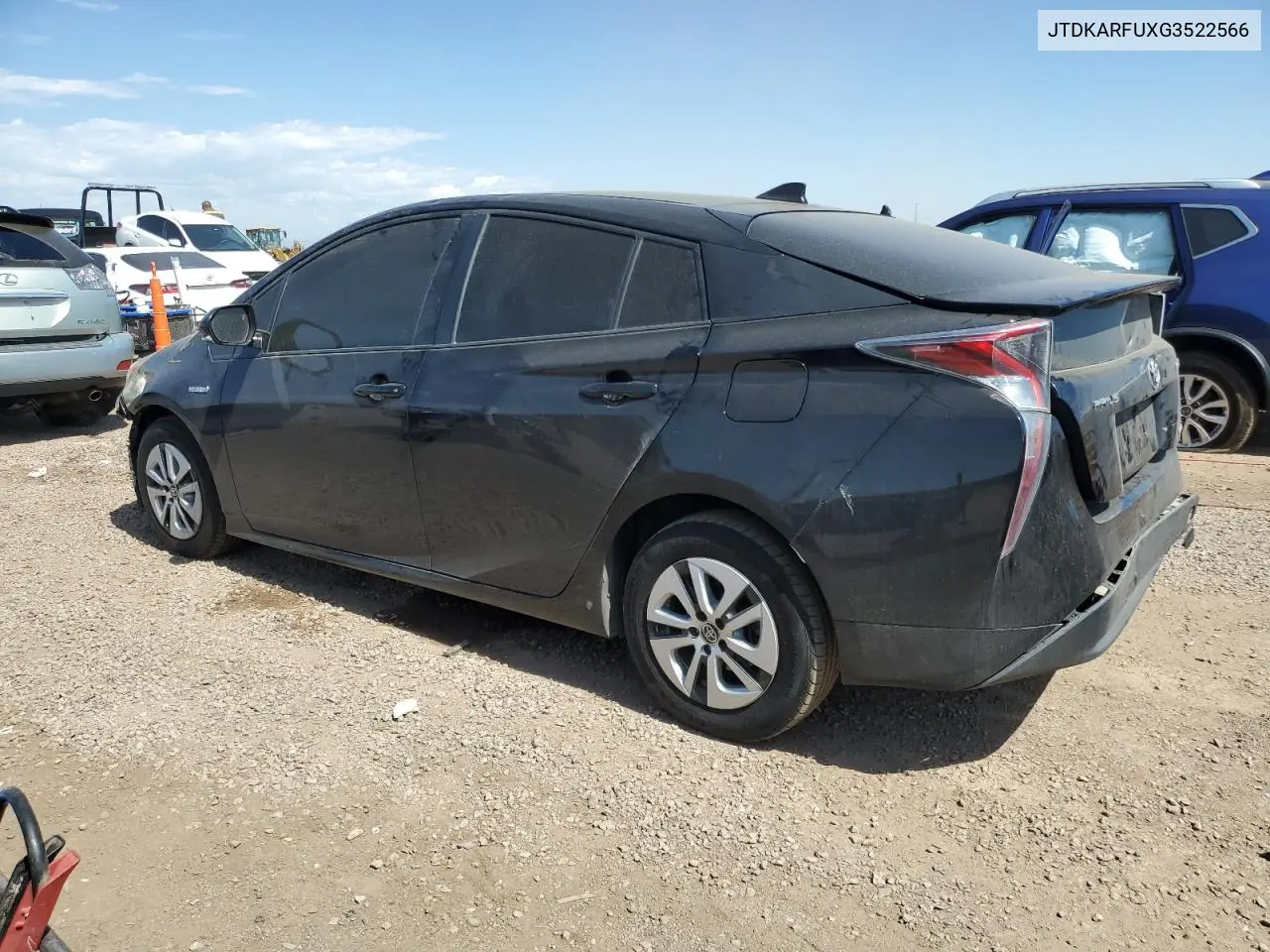 2016 Toyota Prius VIN: JTDKARFUXG3522566 Lot: 62891395