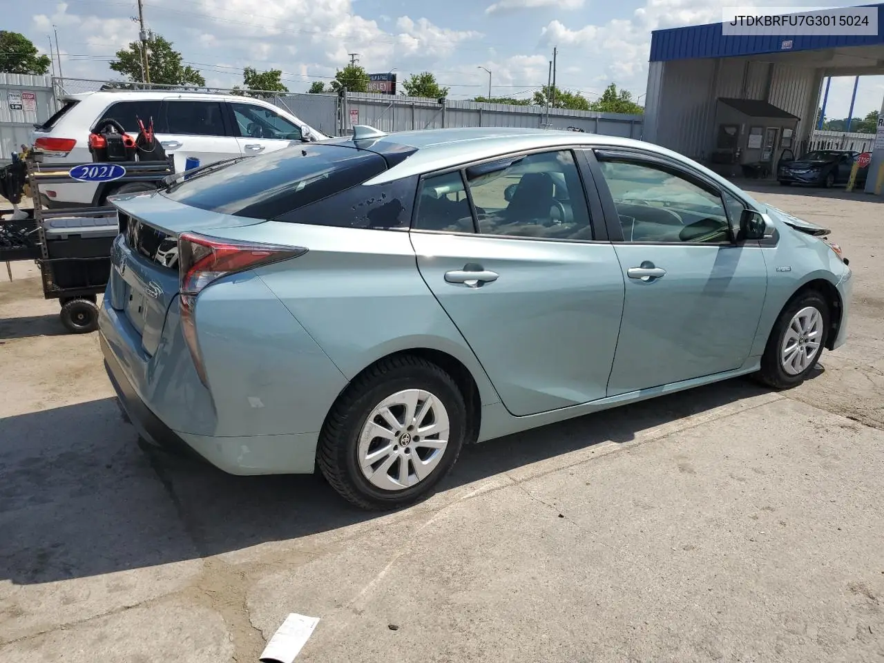 2016 Toyota Prius VIN: JTDKBRFU7G3015024 Lot: 62893555
