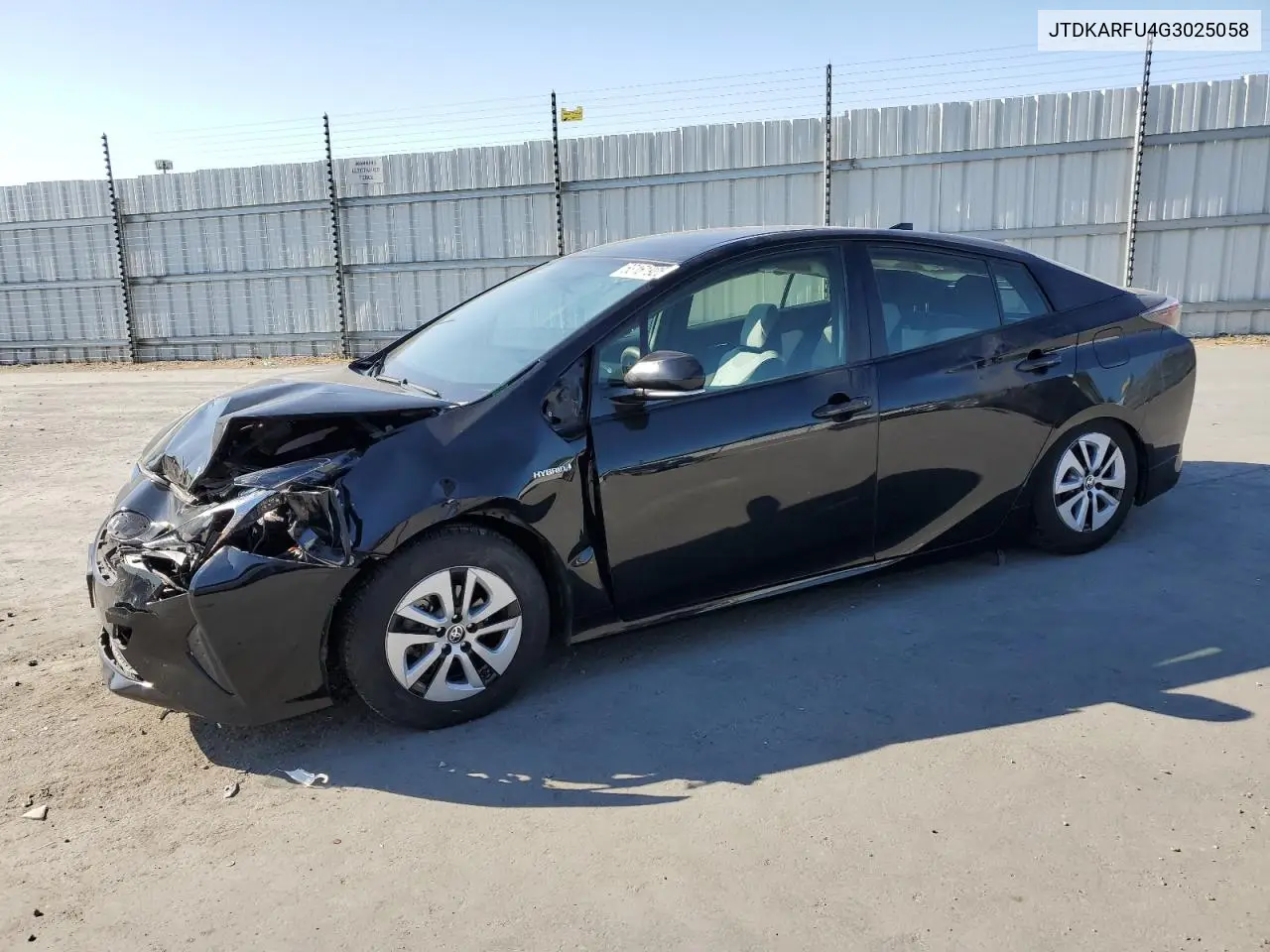 2016 Toyota Prius VIN: JTDKARFU4G3025058 Lot: 63161925