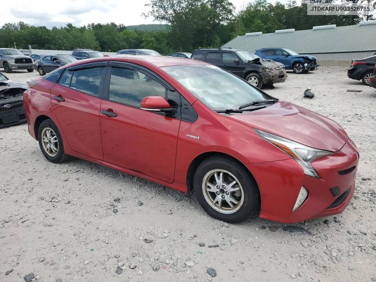 2016 Toyota Prius VIN: JTDKARFU9G3526785 Lot: 63215795
