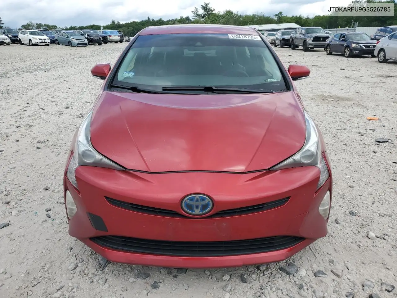 2016 Toyota Prius VIN: JTDKARFU9G3526785 Lot: 63215795