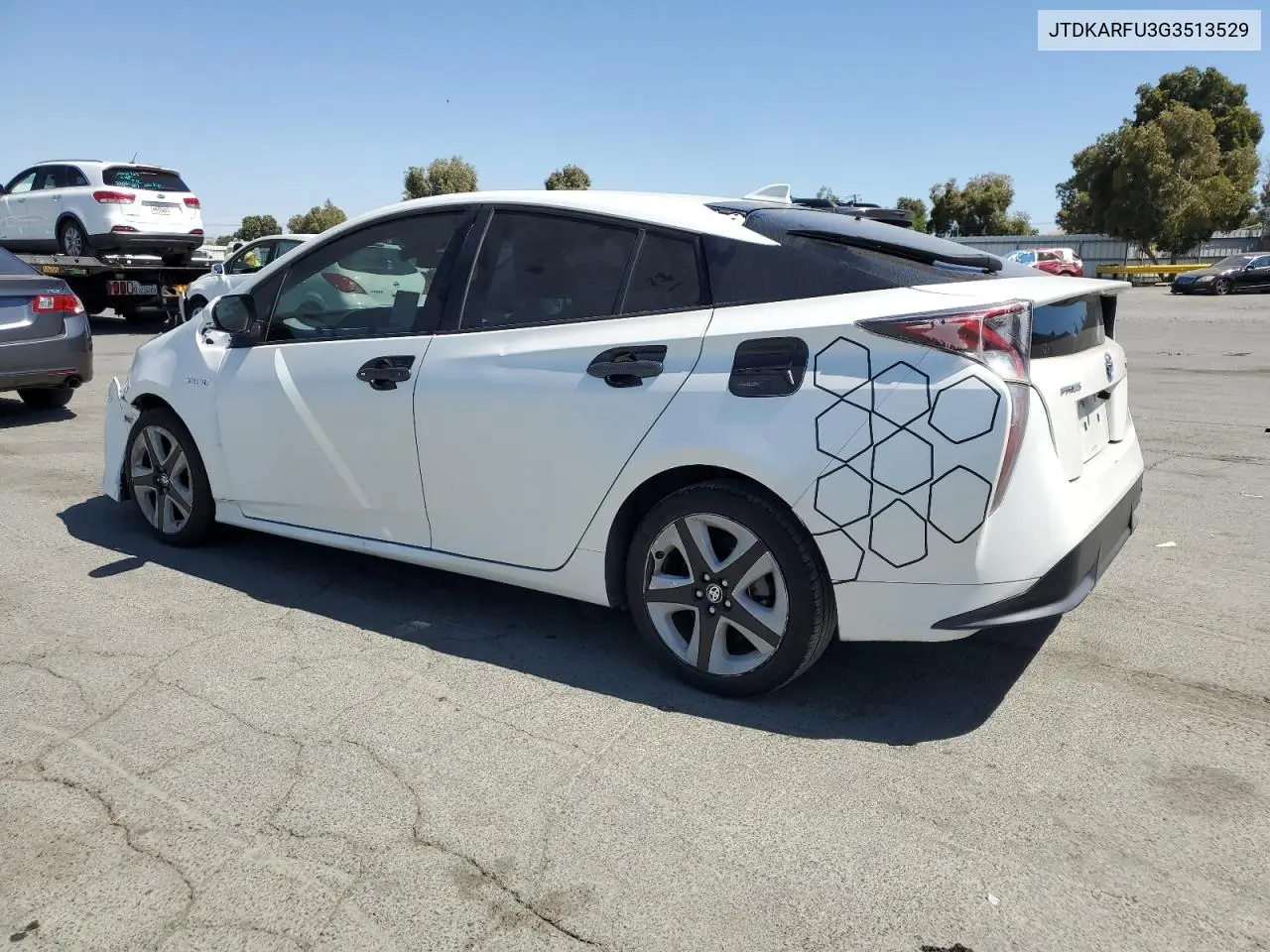 2016 Toyota Prius VIN: JTDKARFU3G3513529 Lot: 63264195