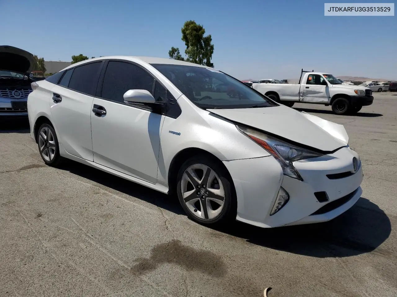 2016 Toyota Prius VIN: JTDKARFU3G3513529 Lot: 63264195
