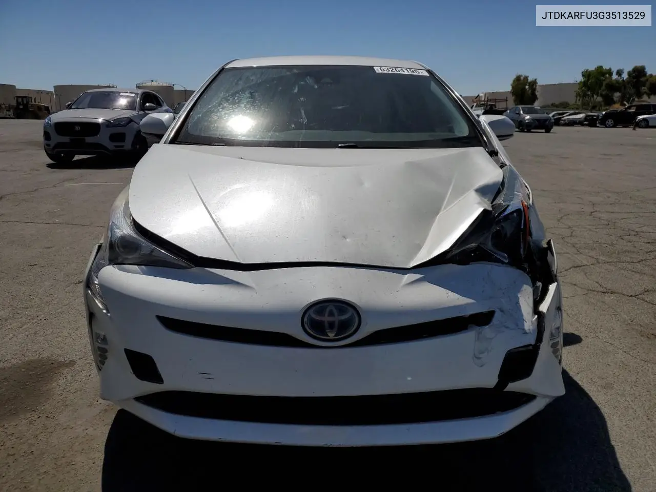 2016 Toyota Prius VIN: JTDKARFU3G3513529 Lot: 63264195