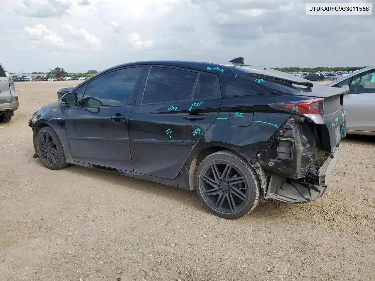 2016 Toyota Prius VIN: JTDKARFU9G3011558 Lot: 63297145
