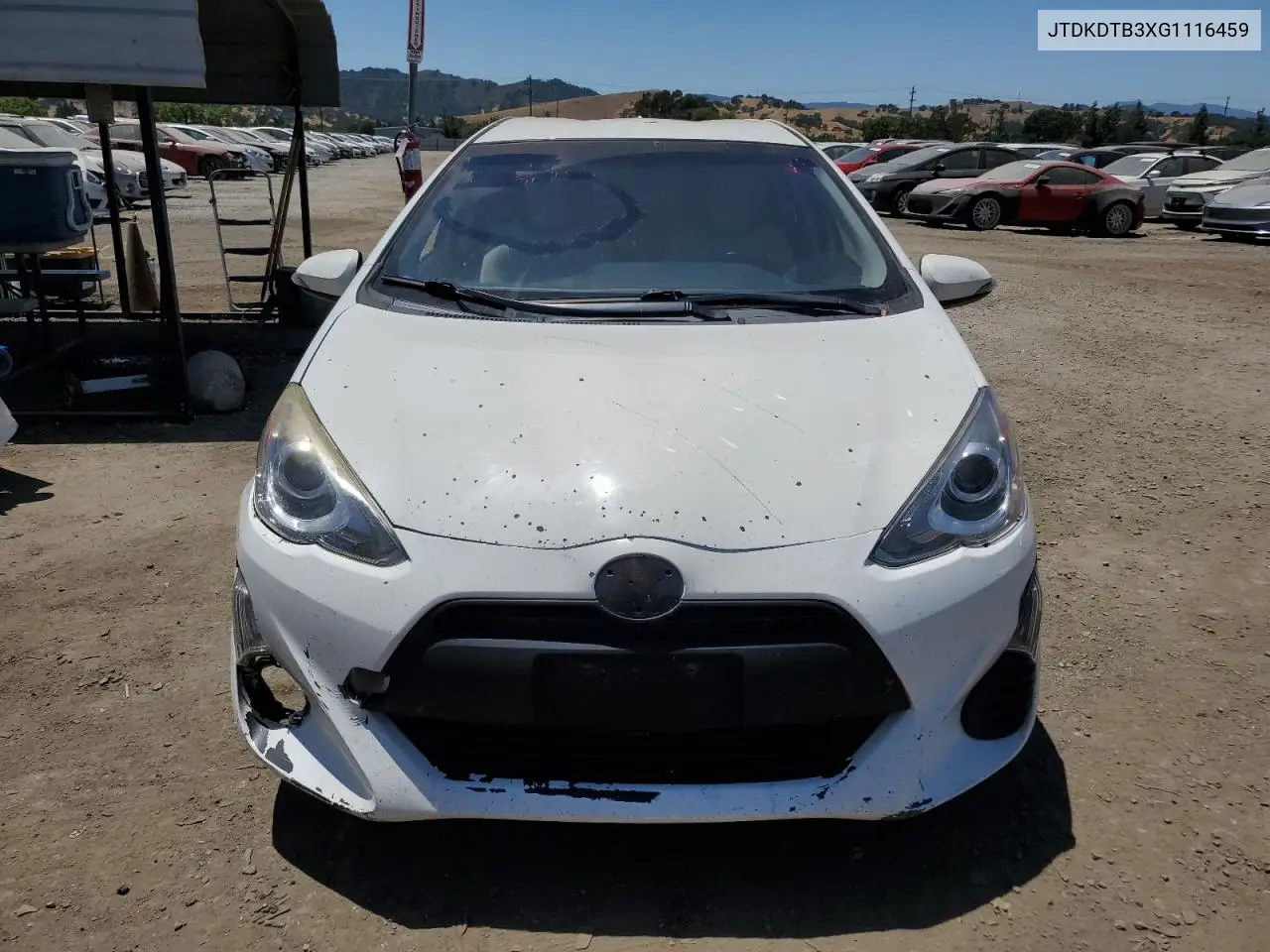 2016 Toyota Prius C VIN: JTDKDTB3XG1116459 Lot: 63313015