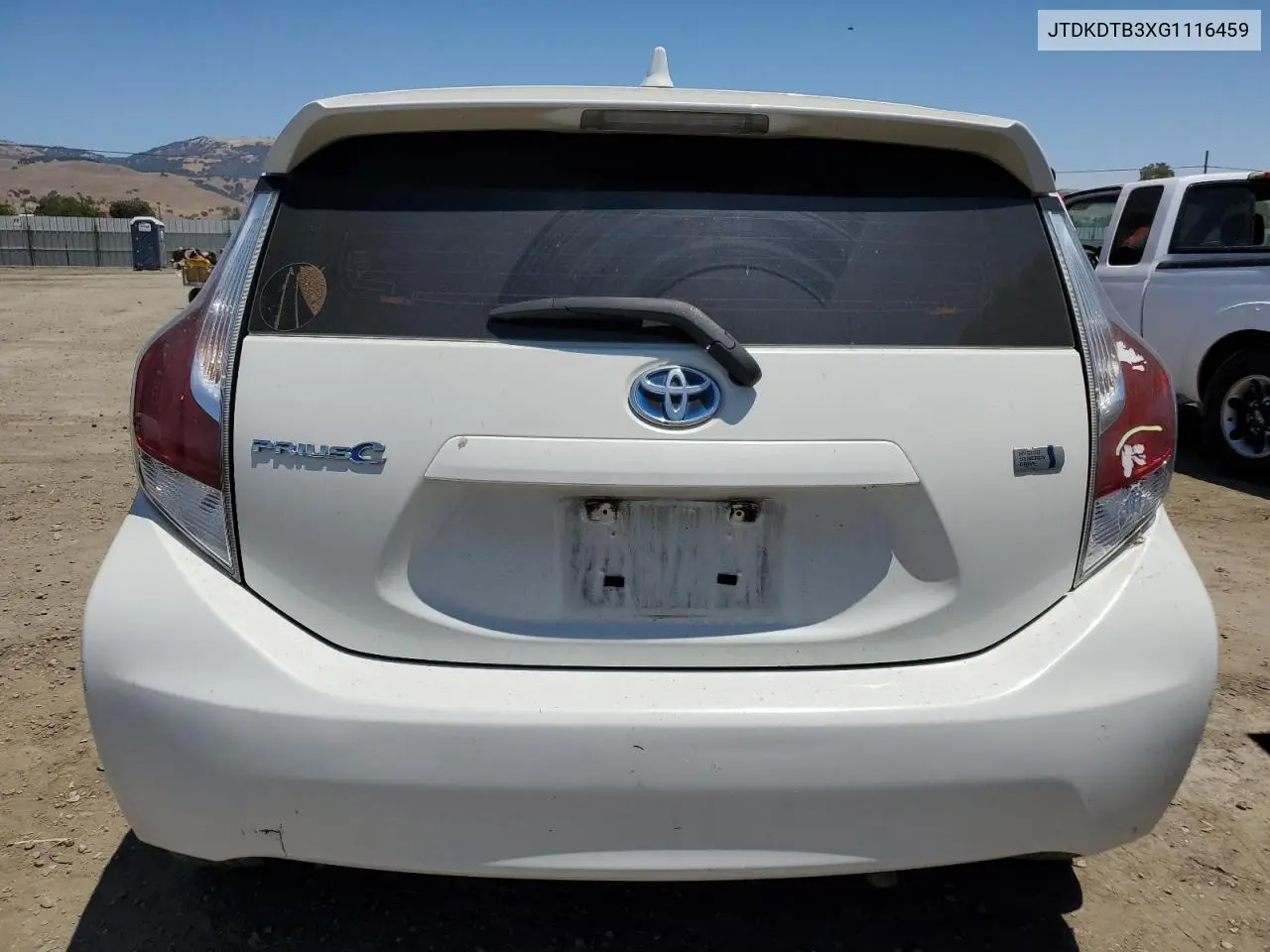 2016 Toyota Prius C VIN: JTDKDTB3XG1116459 Lot: 63313015