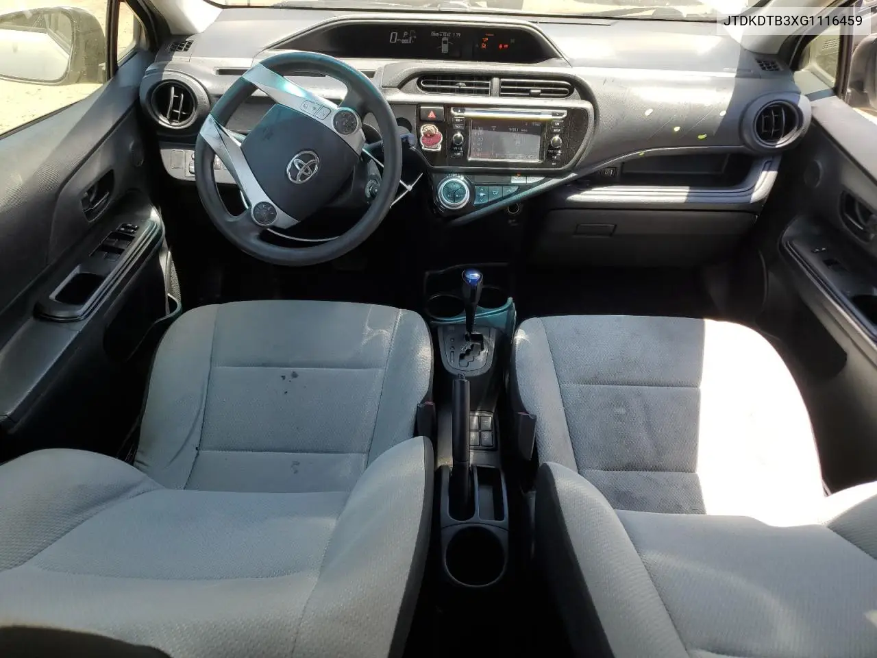 2016 Toyota Prius C VIN: JTDKDTB3XG1116459 Lot: 63313015