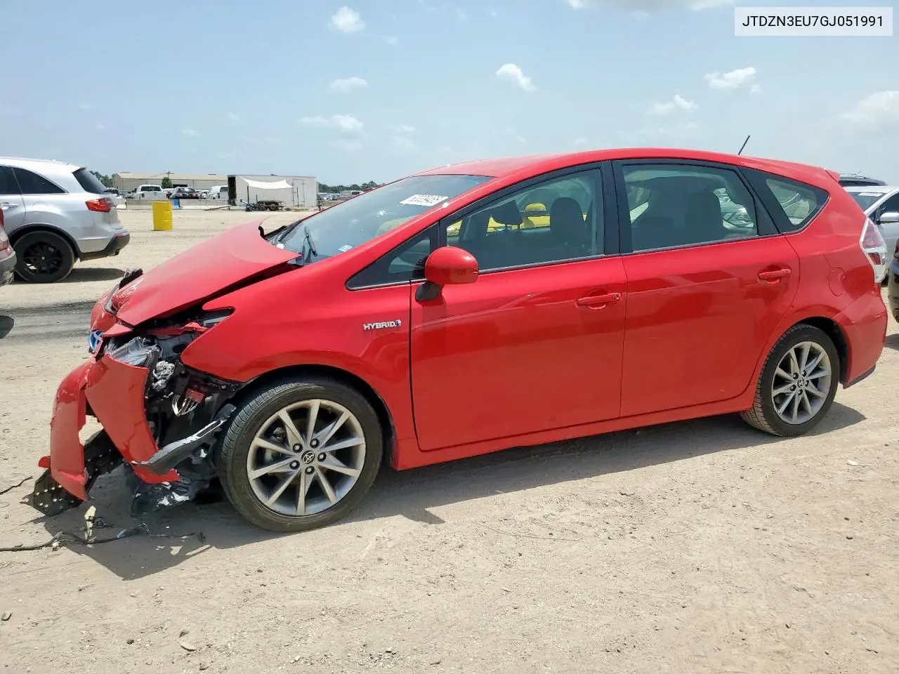 2016 Toyota Prius V VIN: JTDZN3EU7GJ051991 Lot: 63339455