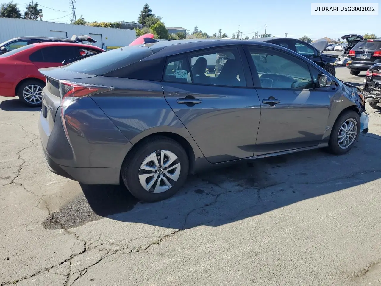 2016 Toyota Prius VIN: JTDKARFU5G3003022 Lot: 63524805