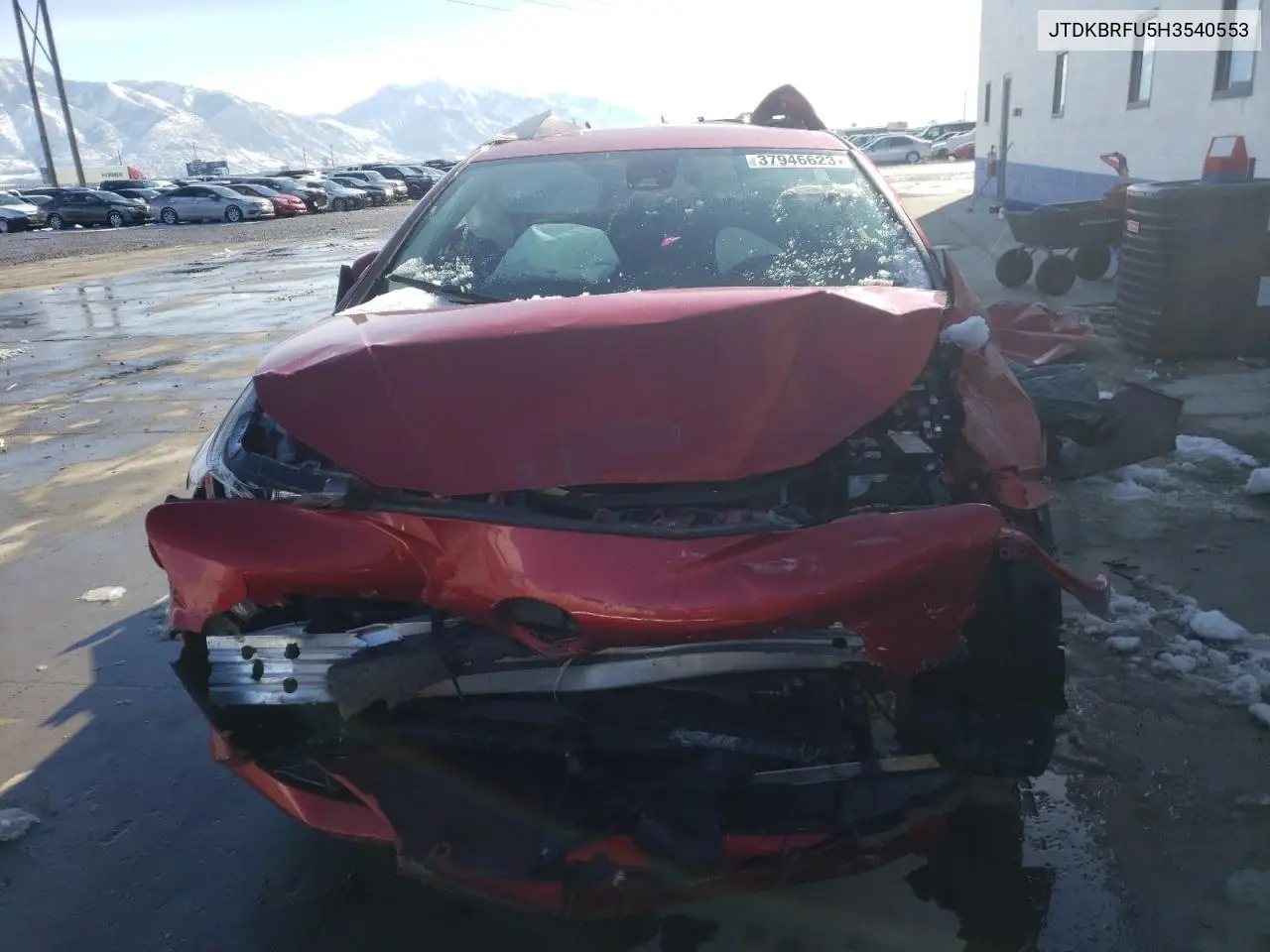 2017 Toyota Prius VIN: JTDKBRFU5H3540553 Lot: 37946623