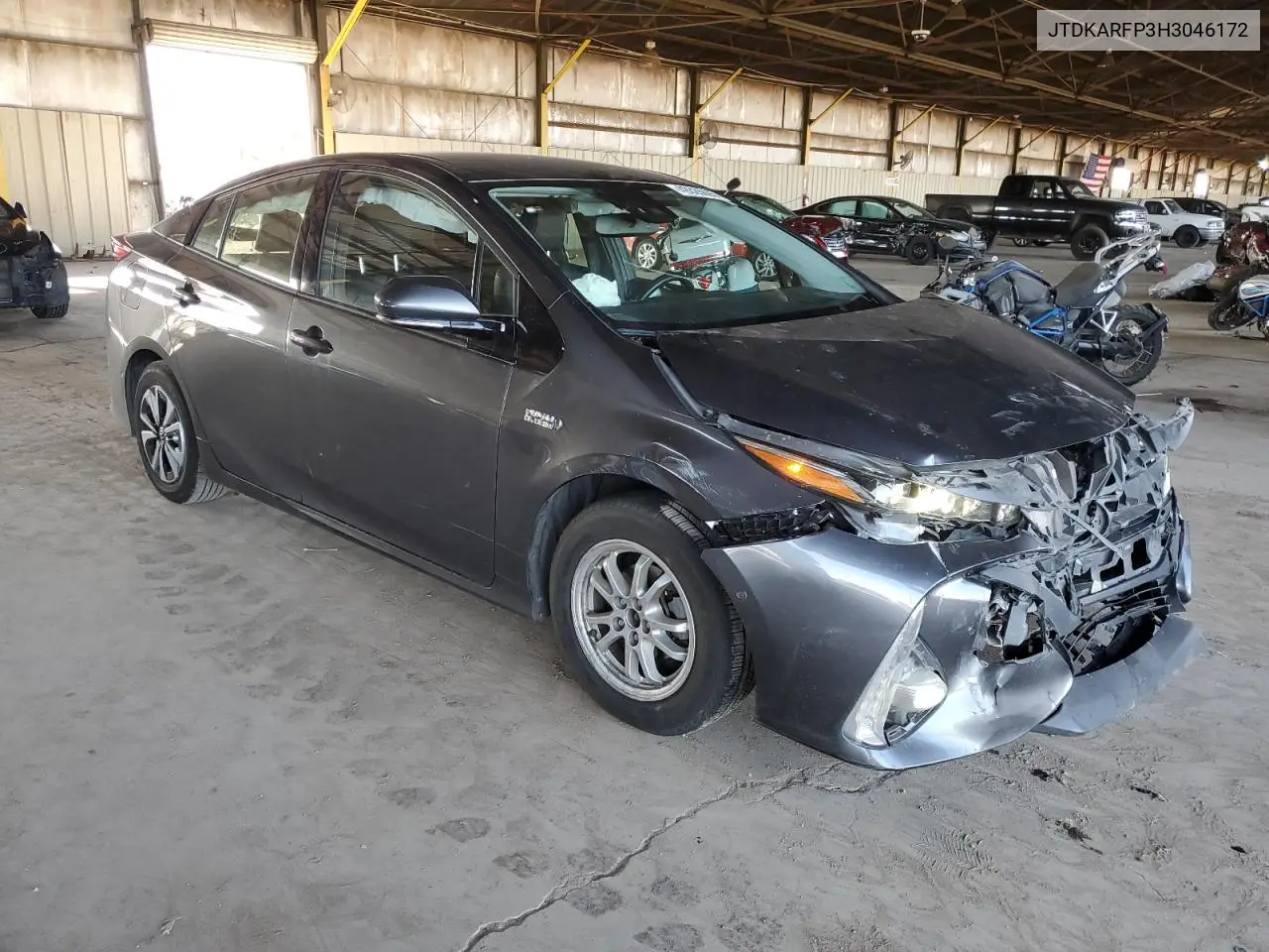 2017 Toyota Prius Prime VIN: JTDKARFP3H3046172 Lot: 49325695