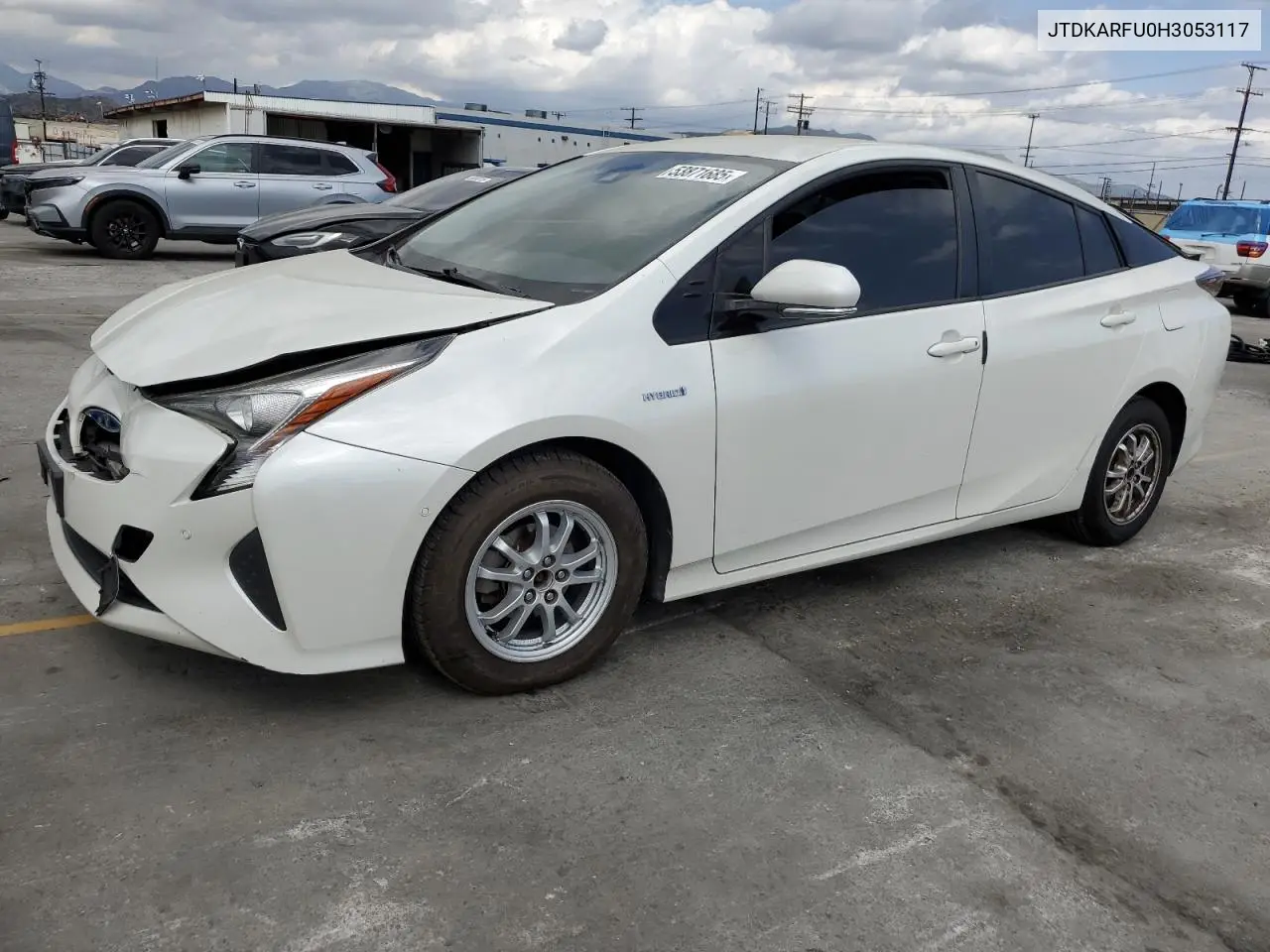 2017 Toyota Prius VIN: JTDKARFU0H3053117 Lot: 53871685