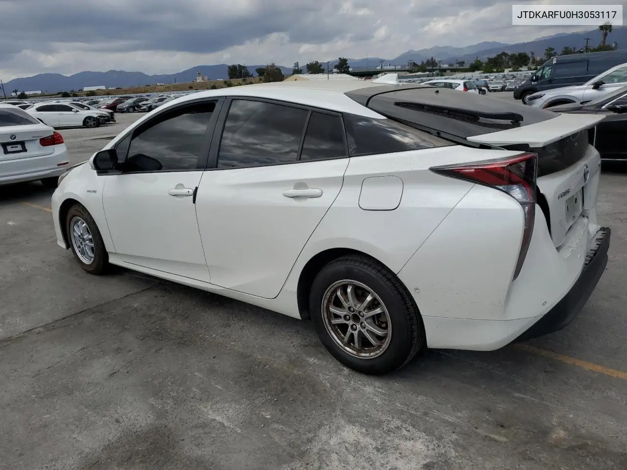 2017 Toyota Prius VIN: JTDKARFU0H3053117 Lot: 53871685