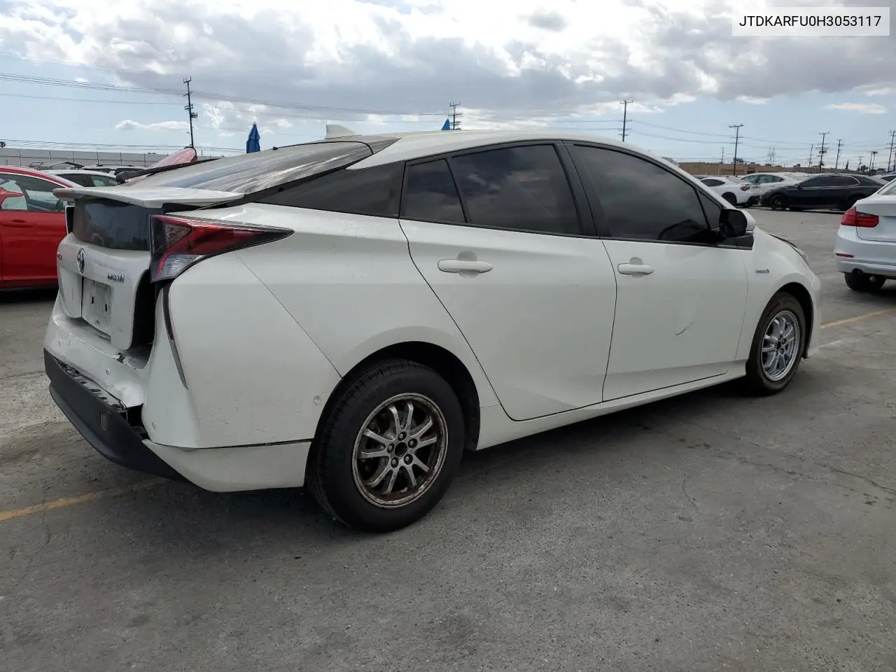 2017 Toyota Prius VIN: JTDKARFU0H3053117 Lot: 53871685