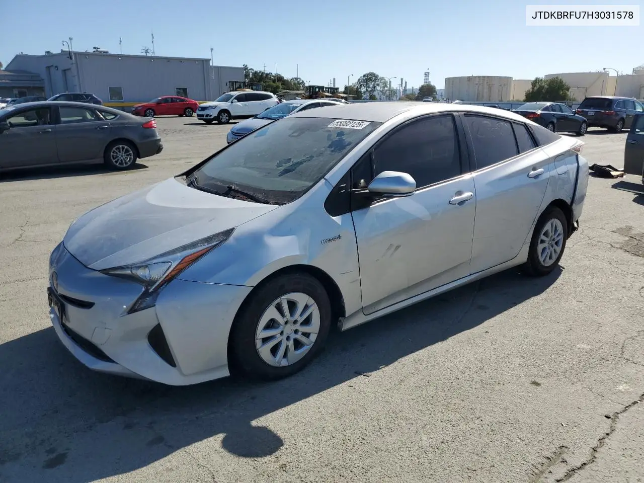 2017 Toyota Prius VIN: JTDKBRFU7H3031578 Lot: 55082125