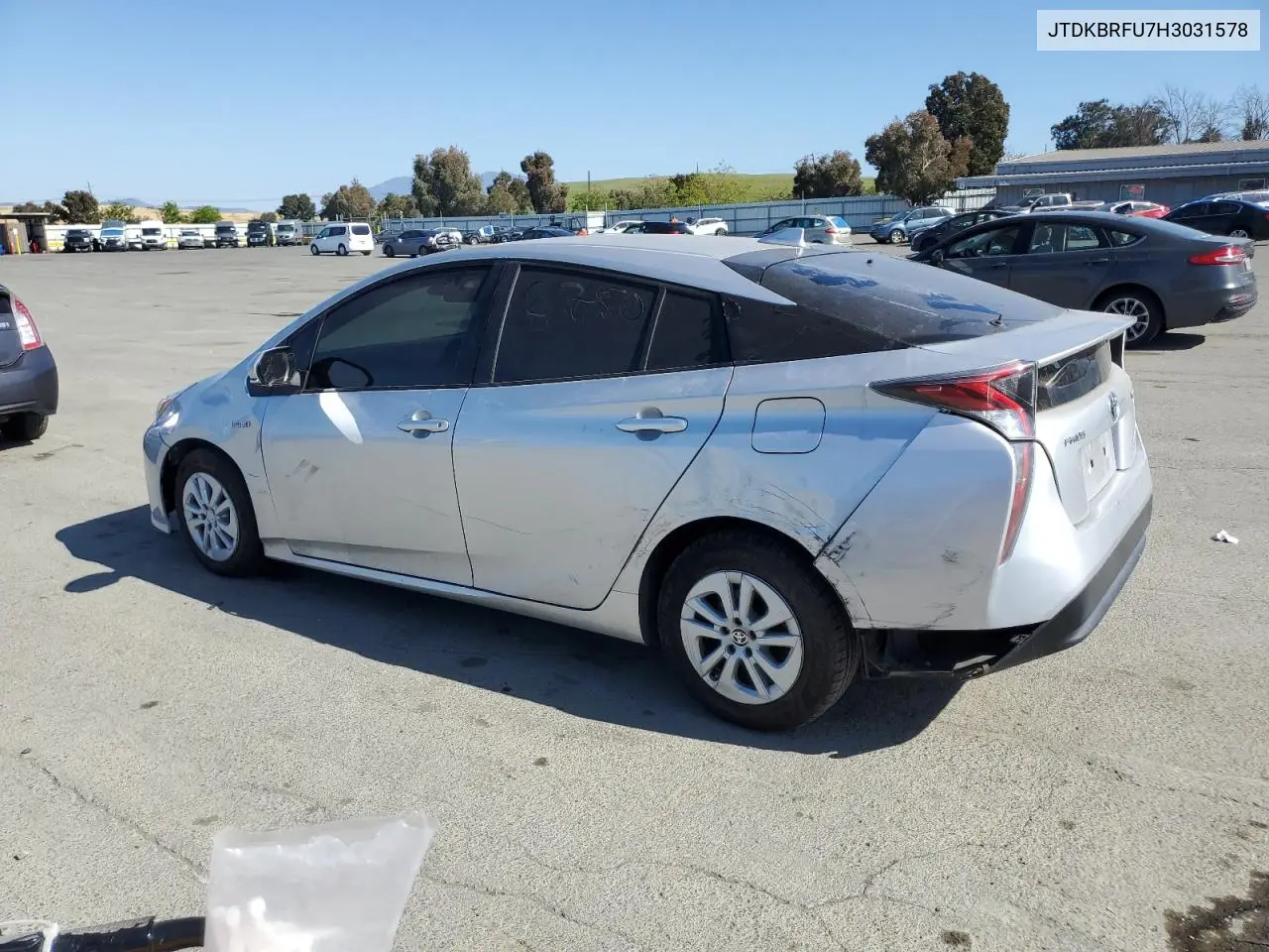 2017 Toyota Prius VIN: JTDKBRFU7H3031578 Lot: 55082125