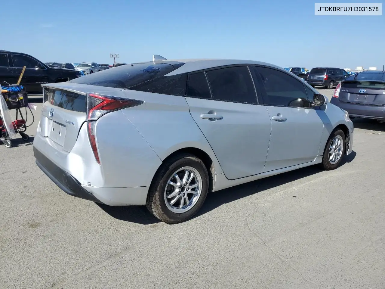 2017 Toyota Prius VIN: JTDKBRFU7H3031578 Lot: 55082125