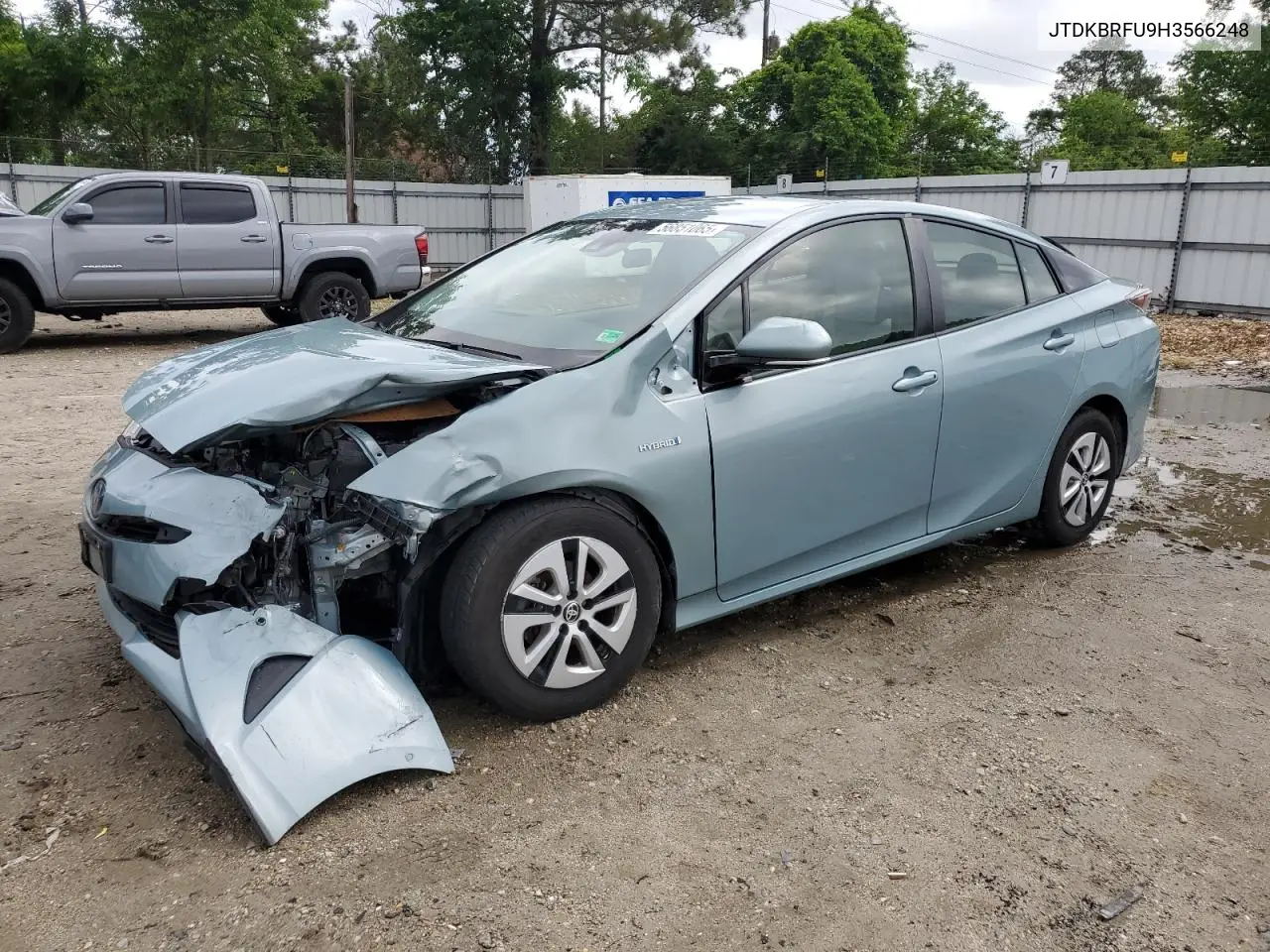 2017 Toyota Prius VIN: JTDKBRFU9H3566248 Lot: 56851065