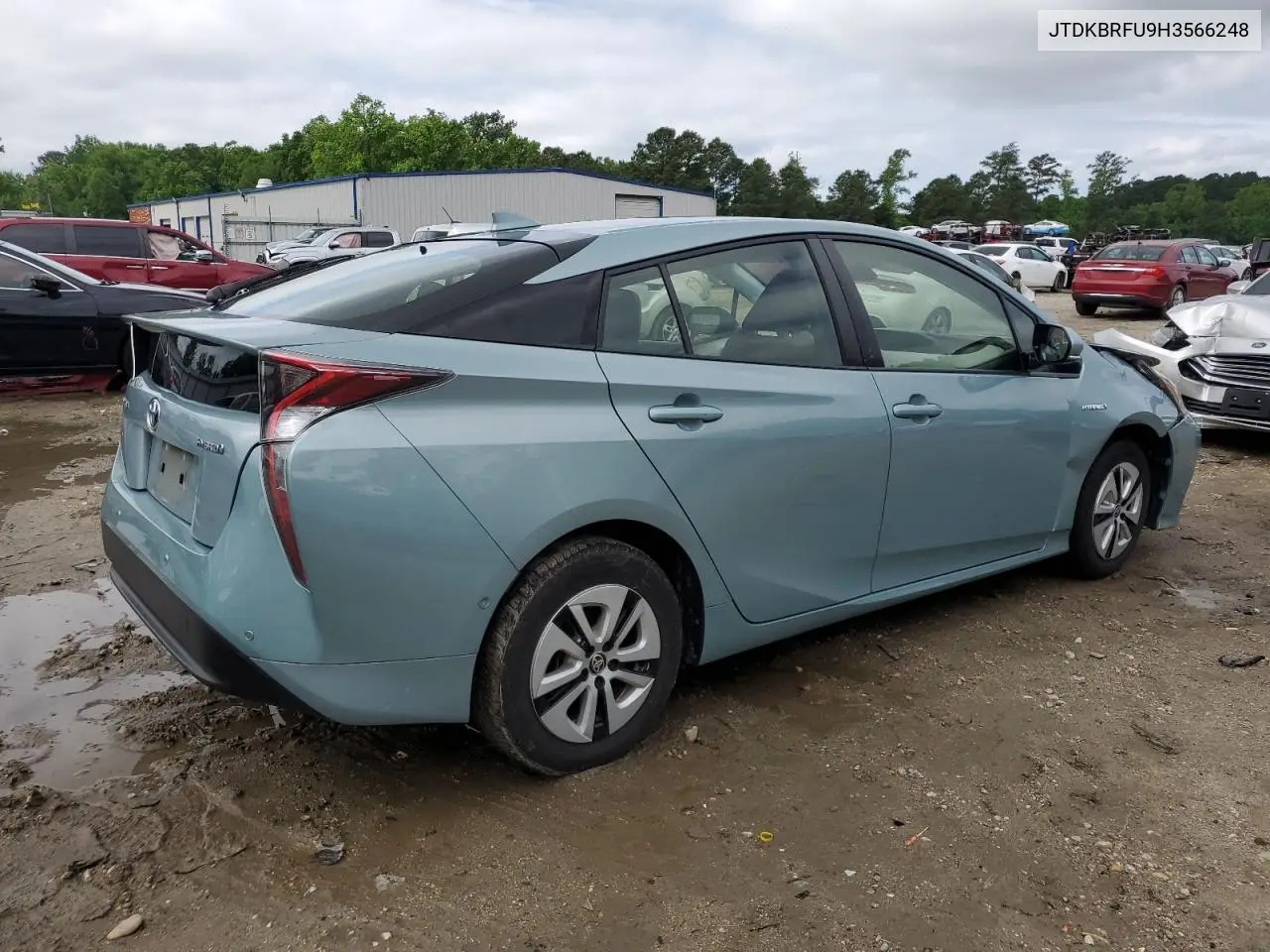2017 Toyota Prius VIN: JTDKBRFU9H3566248 Lot: 56851065