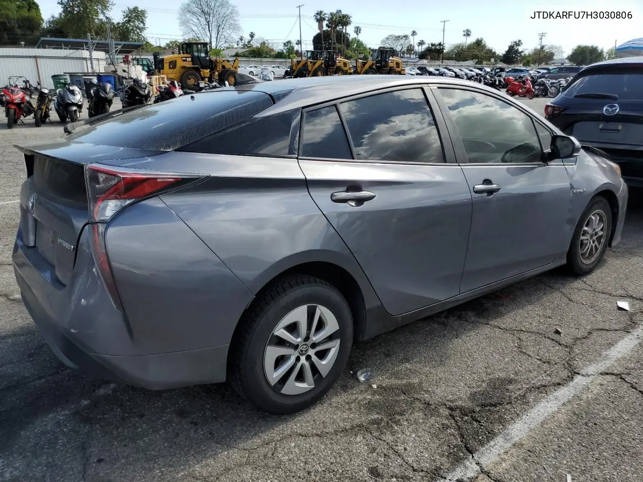 2017 Toyota Prius VIN: JTDKARFU7H3030806 Lot: 56949055