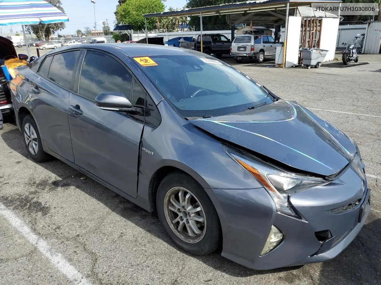 2017 Toyota Prius VIN: JTDKARFU7H3030806 Lot: 56949055