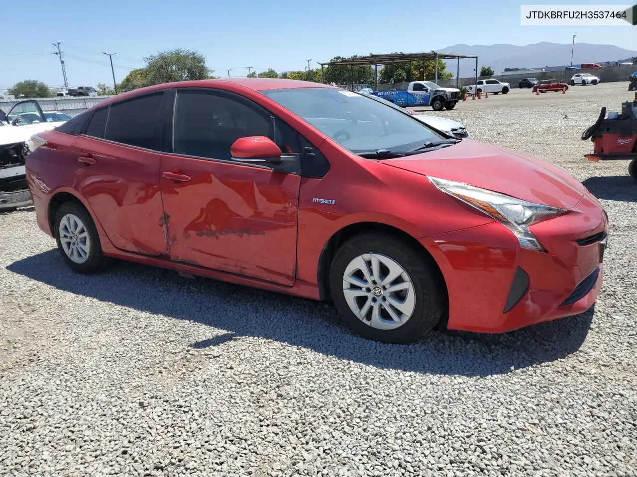 2017 Toyota Prius VIN: JTDKBRFU2H3537464 Lot: 60339785