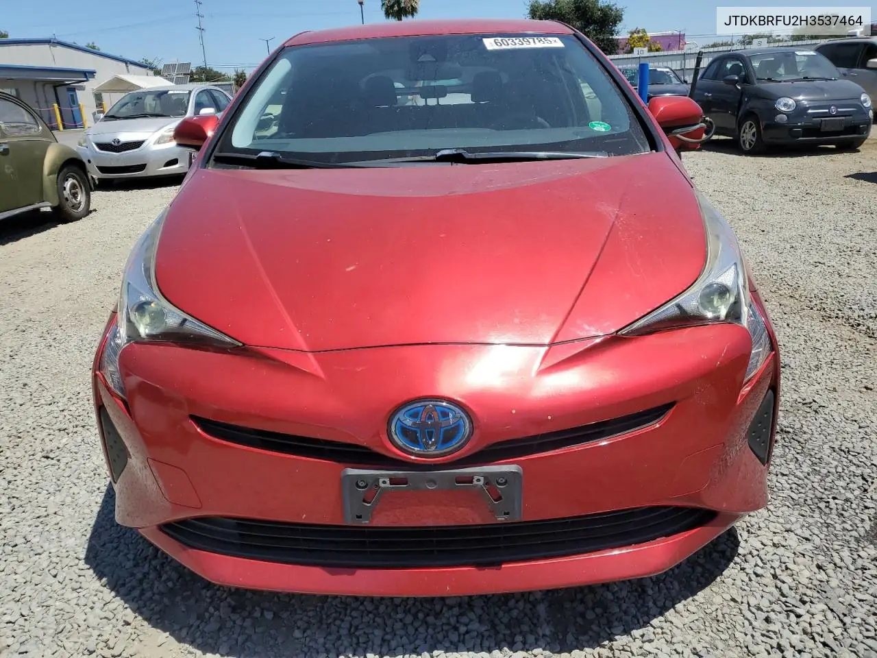 2017 Toyota Prius VIN: JTDKBRFU2H3537464 Lot: 60339785