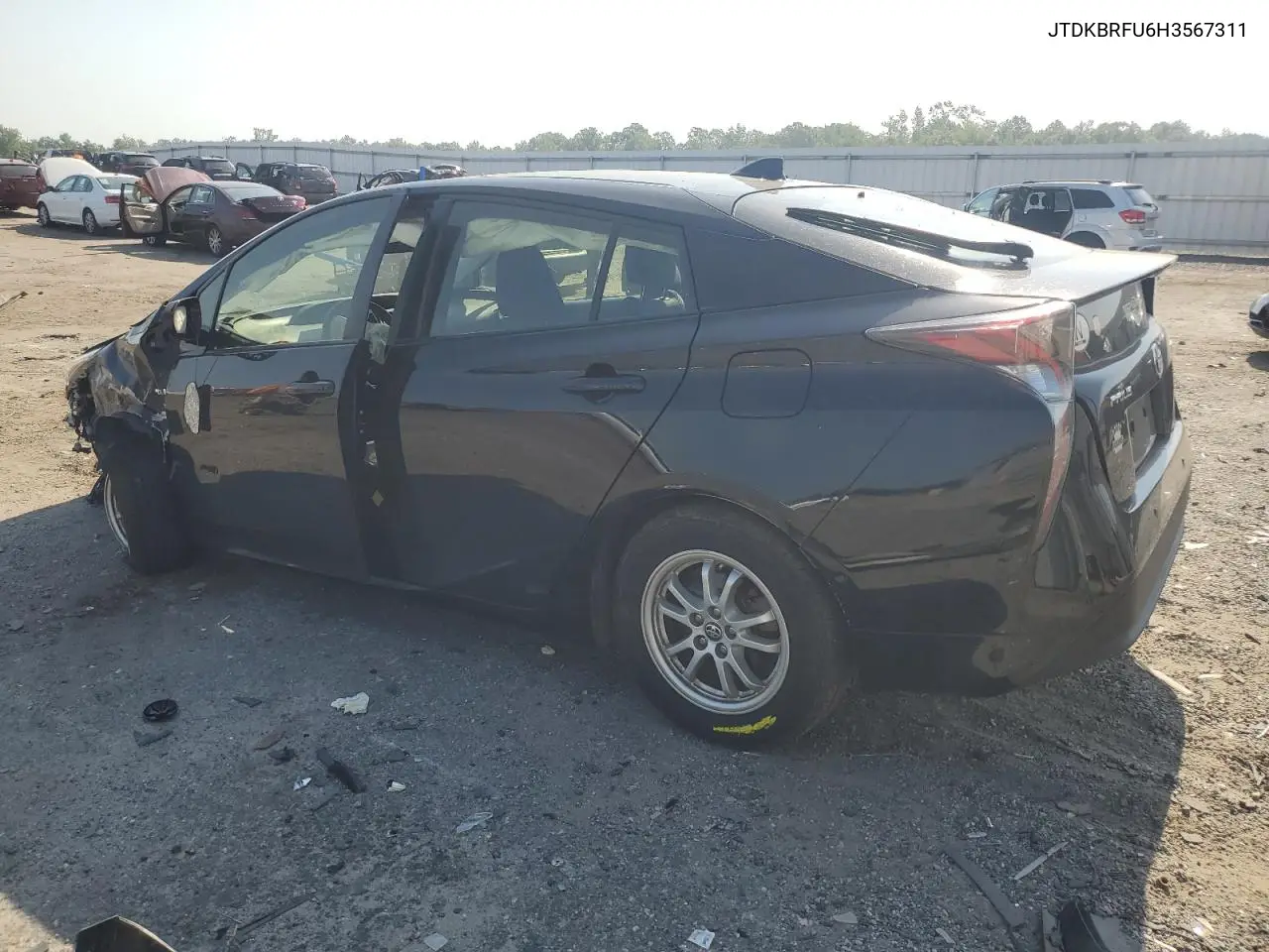 2017 Toyota Prius VIN: JTDKBRFU6H3567311 Lot: 62056435