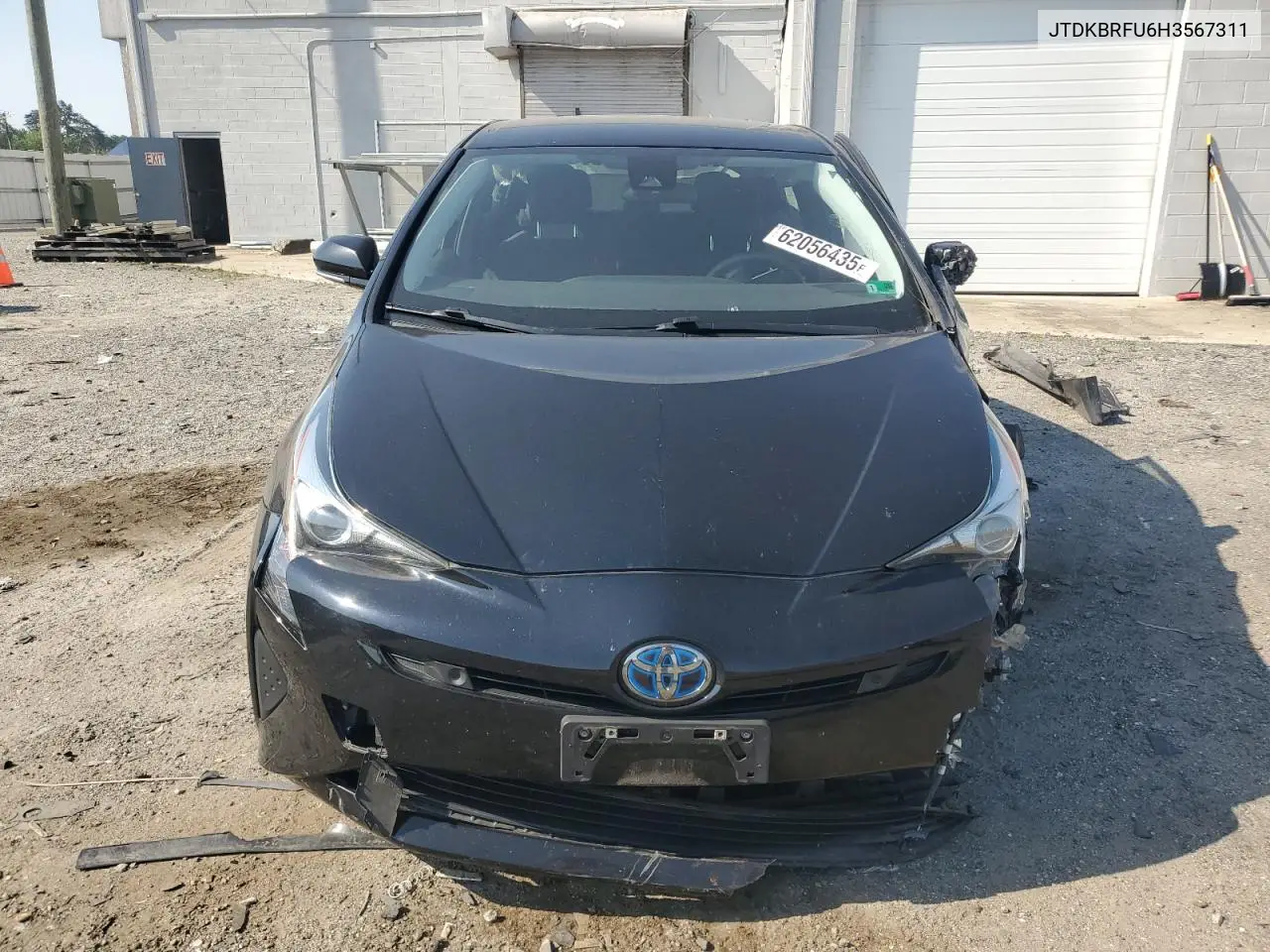 2017 Toyota Prius VIN: JTDKBRFU6H3567311 Lot: 62056435
