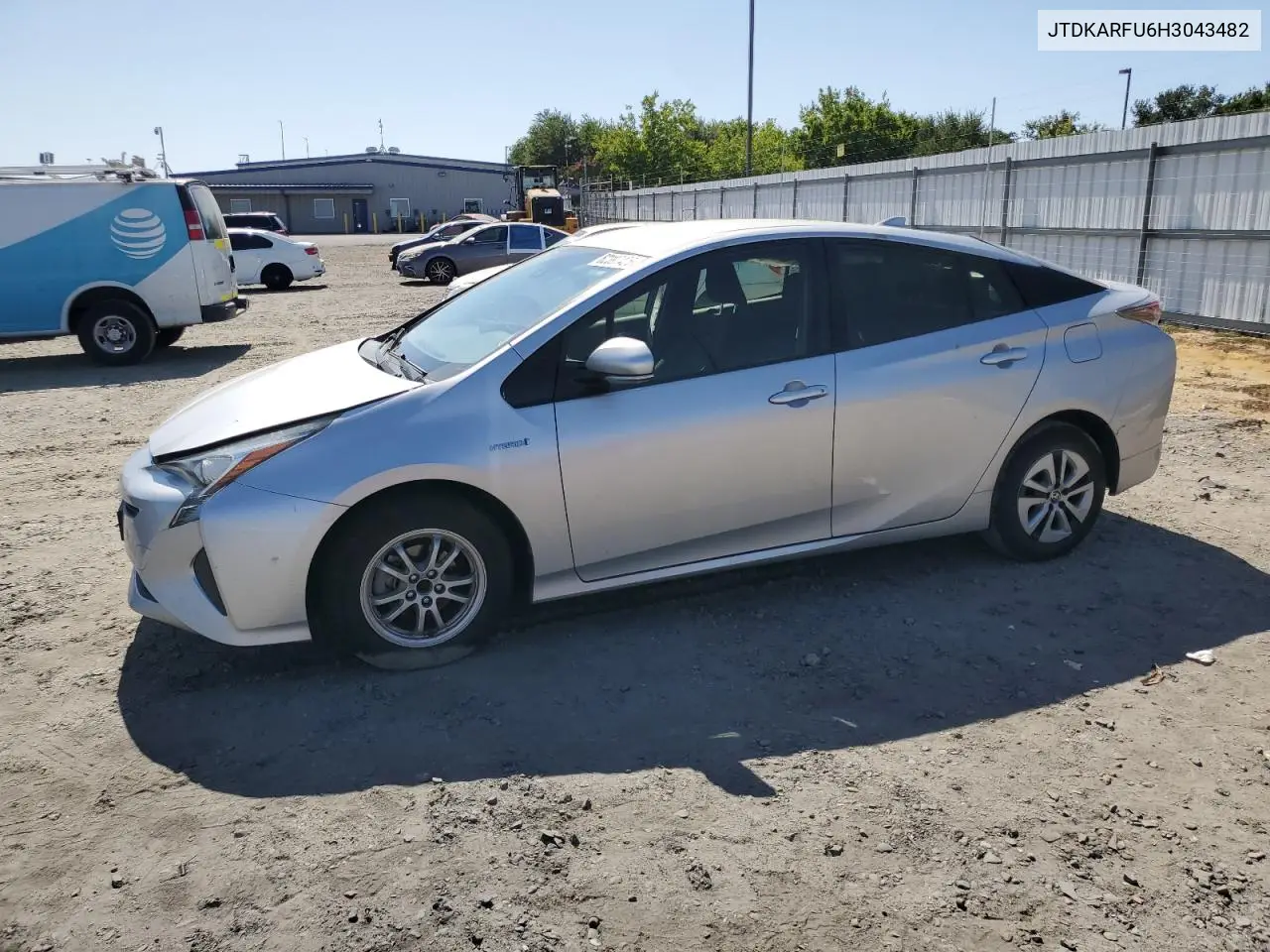 2017 Toyota Prius VIN: JTDKARFU6H3043482 Lot: 62397435