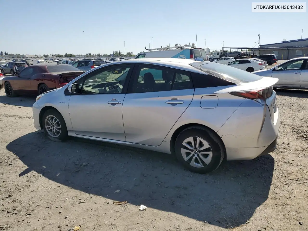 2017 Toyota Prius VIN: JTDKARFU6H3043482 Lot: 62397435