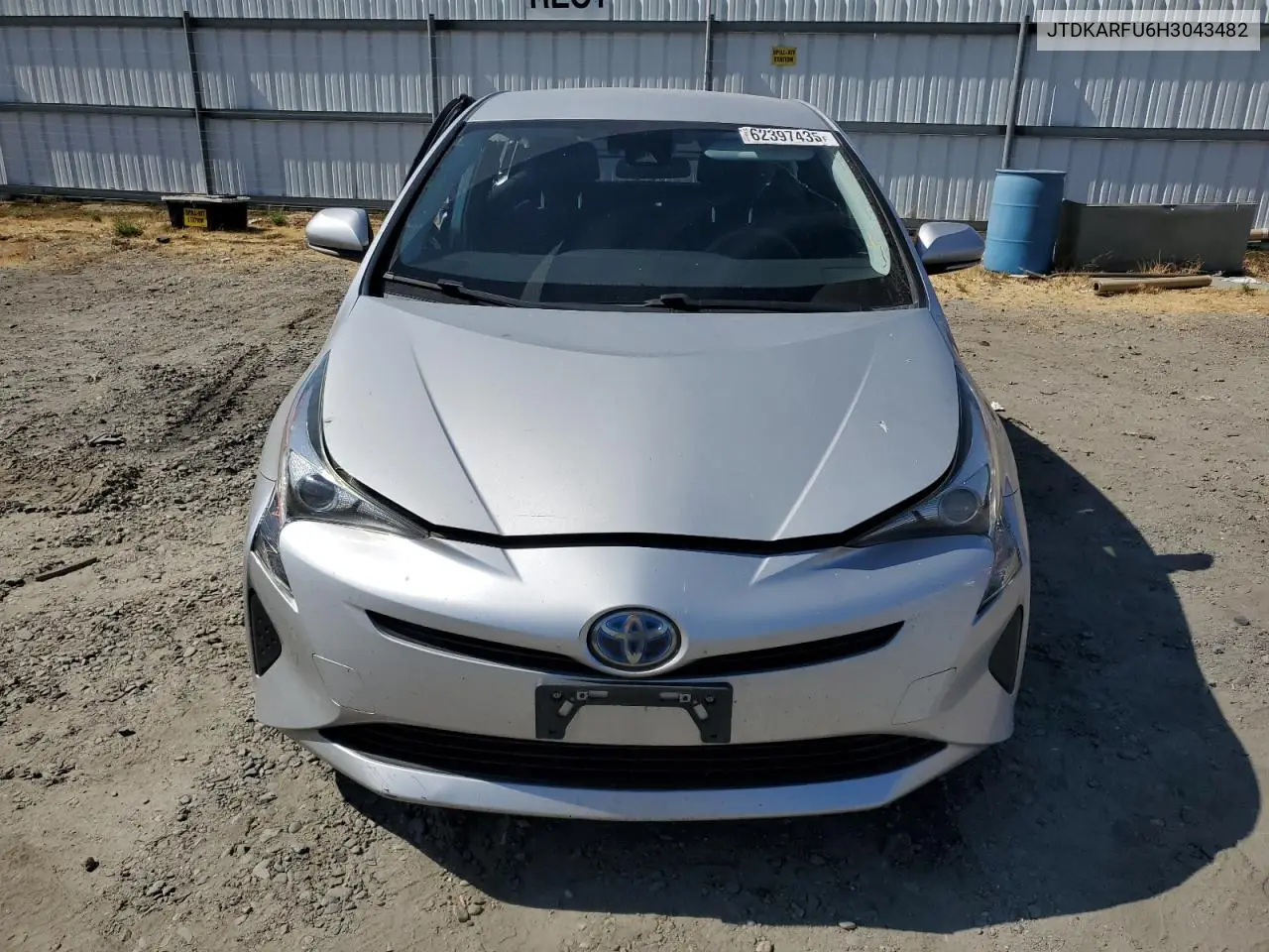 2017 Toyota Prius VIN: JTDKARFU6H3043482 Lot: 62397435