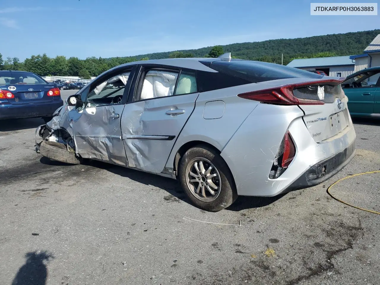 2017 Toyota Prius Prime VIN: JTDKARFP0H3063883 Lot: 62472935